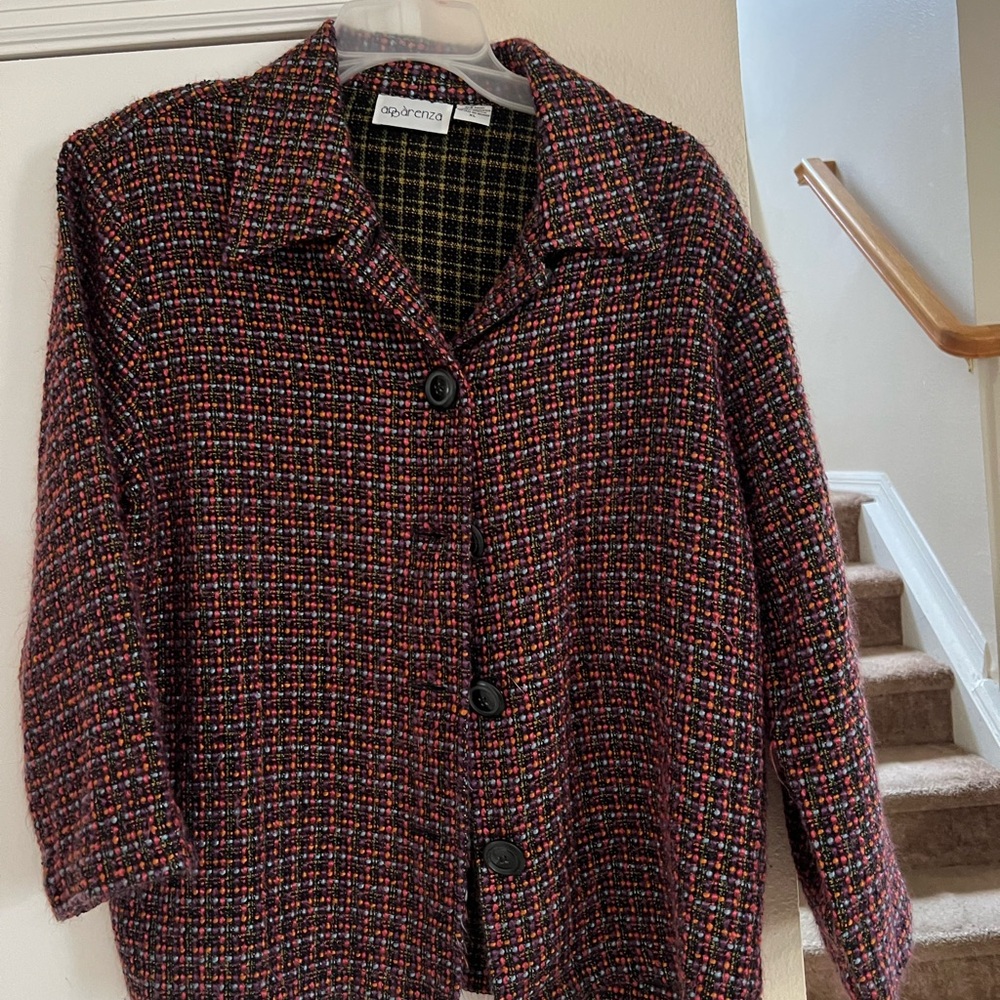 Vintage Tweed Blazer Jacket